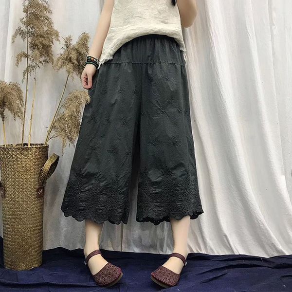 qpfjqd mori girl sweet japanese style pants women hollow out lace floral embroidered cotton ladies casual loose trousers, Black;white
qpfjqd mori girl sweet japanese style pants women hollow out lace floral embroidered cotton ladies casual loose trousers, Black;white