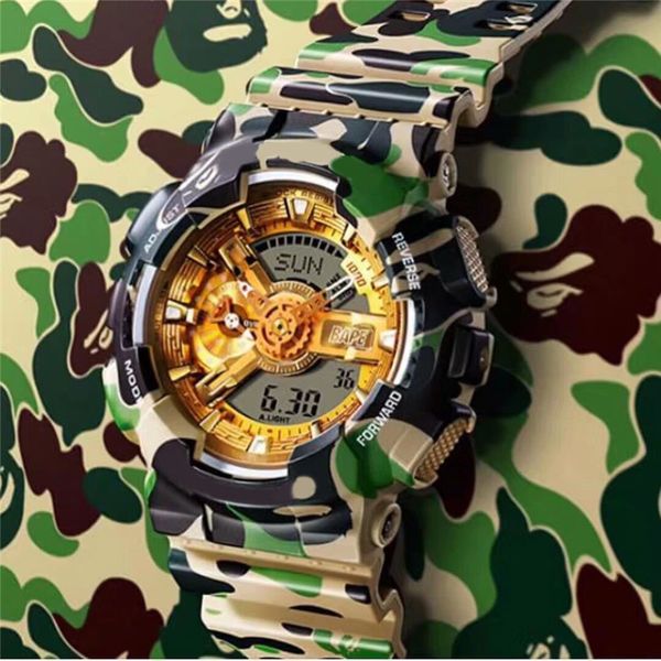 sport men's watches shock resistant watch new chronograph led disply waterproof military student army camo green limited edition watches
sport men's watches shock resistant watch new chronograph led disply waterproof military student army camo green limited edition watches