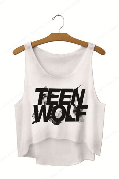 black teen wolf letter print tank crop vest ladies loose fit surfing t shirt sleeveless camisole singlets curve bottom
black teen wolf letter print tank crop vest ladies loose fit surfing t shirt sleeveless camisole singlets curve bottom