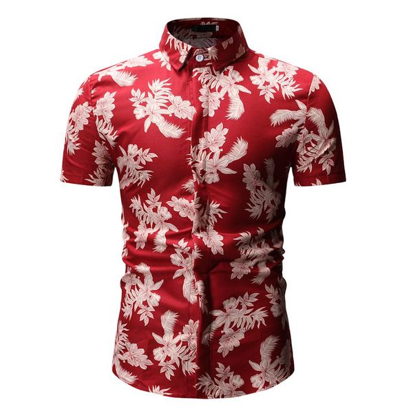 2019 summer men's casual shirts cotton polyester print turn-down short sleeved slim red black fashion male dress shirts ys28 cjw, White;black
2019 summer men's casual shirts cotton polyester print turn-down short sleeved slim red black fashion male dress shirts ys28 cjw, White;black