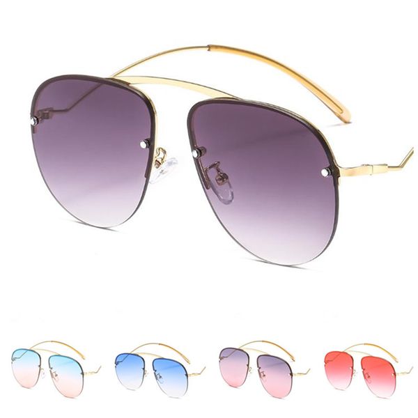 fashion women rimless sunglasses gradient lens frog mirror goggles anti-uv spectacles curved leg eyeglasses ornamental a, White;black
fashion women rimless sunglasses gradient lens frog mirror goggles anti-uv spectacles curved leg eyeglasses ornamental a, White;black