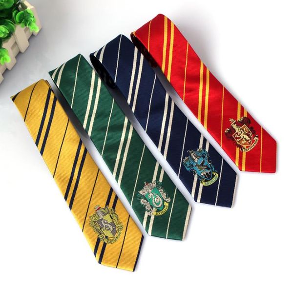 

2020 fashion new tie clothing accessories borboleta necktie college style tie harry potter gryffindor series ties, Blue;purple