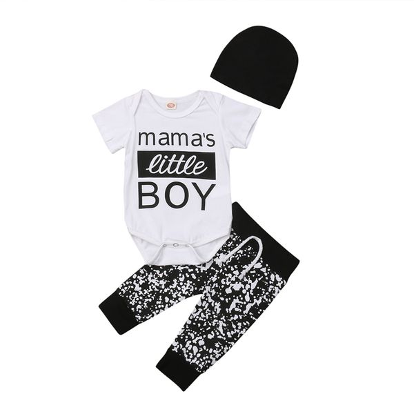 3pcs boys clothes set newborn costume letter print romper pants hat cute baby boy clothing toddler boys clothing set 0-18m, White
3pcs boys clothes set newborn costume letter print romper pants hat cute baby boy clothing toddler boys clothing set 0-18m, White