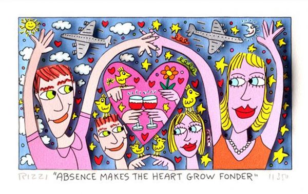 james rizzi - absence makes the heart grow fonder home decor handpainted oil painting on canvas wall art canvas pictures 191220
james rizzi - absence makes the heart grow fonder home decor handpainted oil painting on canvas wall art canvas pictures 191220