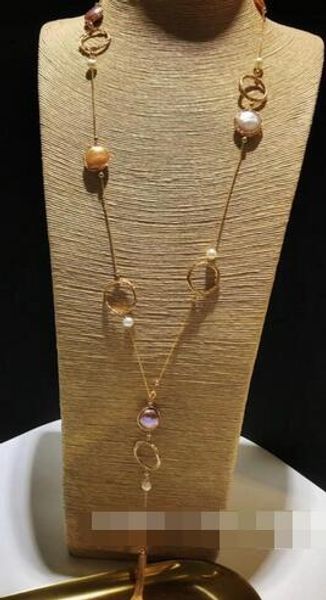 envÃo gratis >>>> noble joyerÃa natural hecho a mano barroco perla moneda collar largo de oro 9 k, Silver
envÃo gratis >>>> noble joyerÃa natural hecho a mano barroco perla moneda collar largo de oro 9 k, Silver