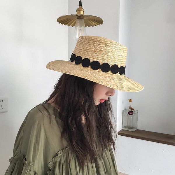 western lace flat sunshade straw temperament straw hat female additional sunshade ins beach hat female, Blue;gray
western lace flat sunshade straw temperament straw hat female additional sunshade ins beach hat female, Blue;gray