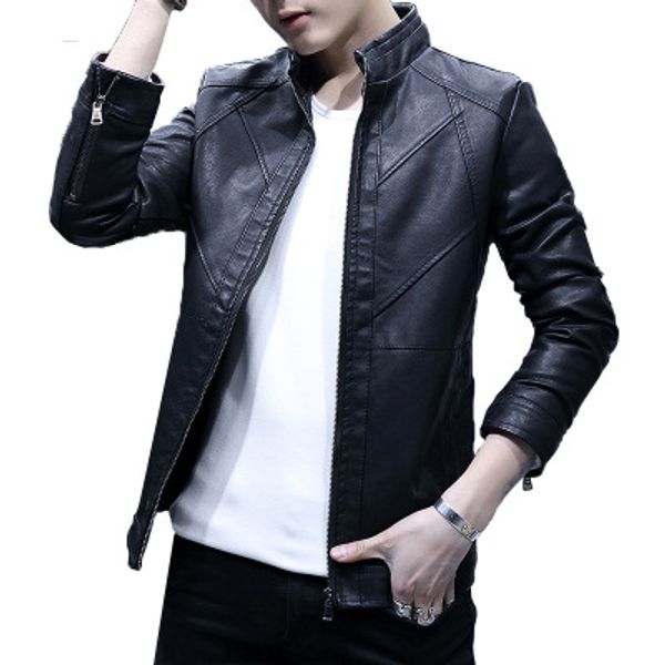 mens designer coat casual leather jacket korean version of the self-cultivation trend plus velvet youth pu leather jacket mens clothing, Black;brown
mens designer coat casual leather jacket korean version of the self-cultivation trend plus velvet youth pu leather jacket mens clothing, Black;brown
