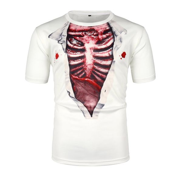 2019 summer new fashion casual t shirt men's round neck slim casual 3d print colorful sport short shirts blouse z0408, White;black
2019 summer new fashion casual t shirt men's round neck slim casual 3d print colorful sport short shirts blouse z0408, White;black