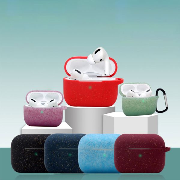 silicone glitter protective case for airpods pro bluetooth earbuds wireless charging box cover shell skin with hook
silicone glitter protective case for airpods pro bluetooth earbuds wireless charging box cover shell skin with hook