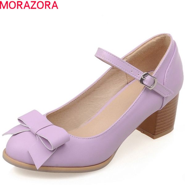 morazora 2020 new fashion round toe pumps women shoes high heels with butterfly knot square heel shallow ladies shoes, Black
morazora 2020 new fashion round toe pumps women shoes high heels with butterfly knot square heel shallow ladies shoes, Black