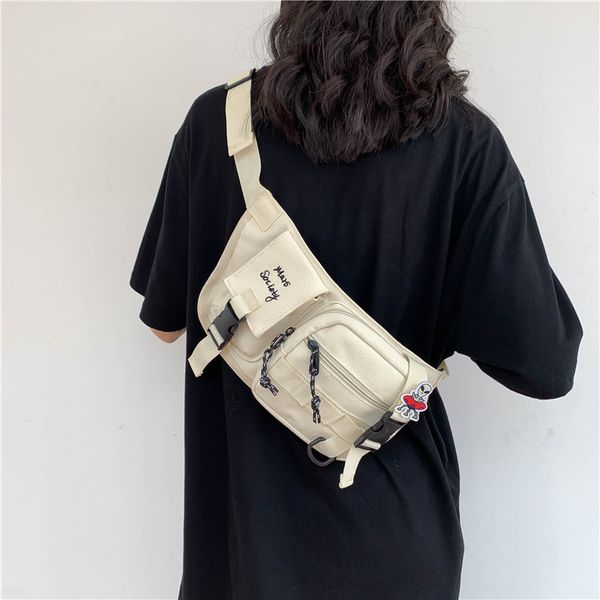 canvas bag female 2020 new sports waist bag trend riding chest korean version wild shoulder messenger
canvas bag female 2020 new sports waist bag trend riding chest korean version wild shoulder messenger