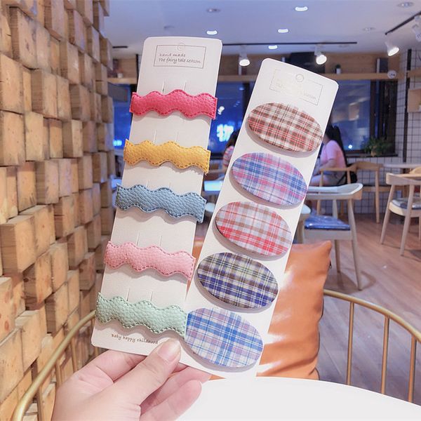 2020 new korean cute simple sweet girl hairpin check oval hair clip color waves barrettes for children fashion hair accessories, Slivery;white
2020 new korean cute simple sweet girl hairpin check oval hair clip color waves barrettes for children fashion hair accessories, Slivery;white