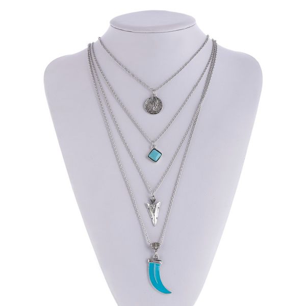 Bohemia Beaded Choker Necklace sets for Women Silver Multilayer Necklace & Pendants Collier Femme Party Collares Jewelry
Bohemia Beaded Choker Necklace sets for Women Silver Multilayer Necklace & Pendants Collier Femme Party Collares Jewelry