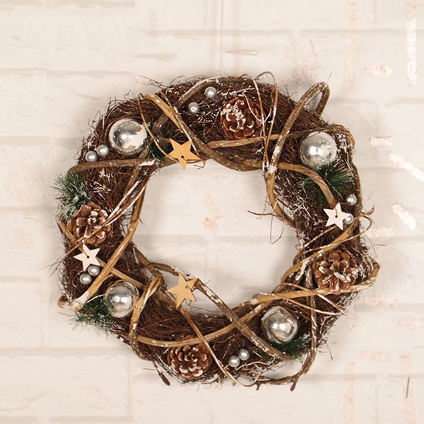 35cm round-shaped rattan flower wreath xmas tree hanging flower garland for home christmas party decor tree pendant ornaments
35cm round-shaped rattan flower wreath xmas tree hanging flower garland for home christmas party decor tree pendant ornaments
