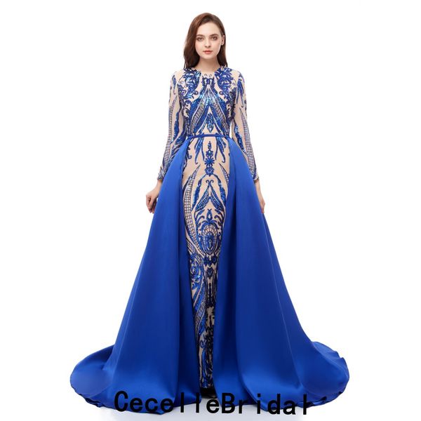 2019 new royal blue sequins mermaid evening dress with long sleeves detachable skirt black girls women evening party dress real p, Black;red
2019 new royal blue sequins mermaid evening dress with long sleeves detachable skirt black girls women evening party dress real p, Black;red