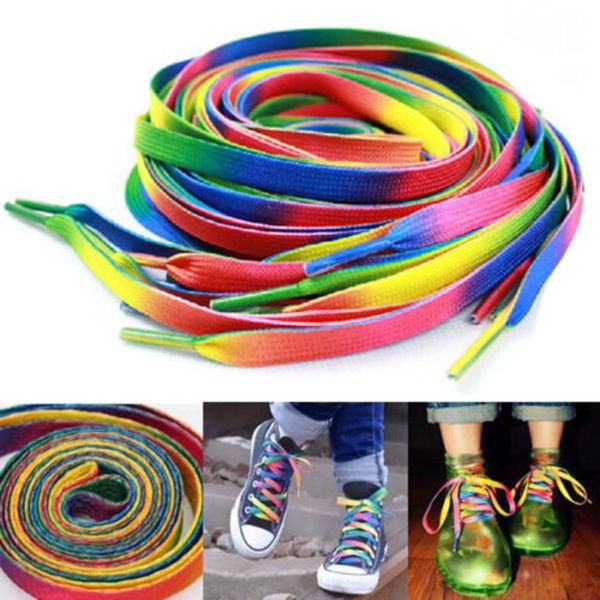 cotton colorful laces rainbow gradient print flat canvas shoe lace shoes casual chromatic colour shoelaces, Black
cotton colorful laces rainbow gradient print flat canvas shoe lace shoes casual chromatic colour shoelaces, Black