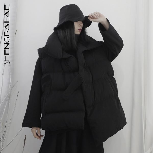 shengpalae solid color sleeveless irregular cotton clothing women vintage asymmetry design warm vest 2020 new spring 5d270, Black;white
shengpalae solid color sleeveless irregular cotton clothing women vintage asymmetry design warm vest 2020 new spring 5d270, Black;white