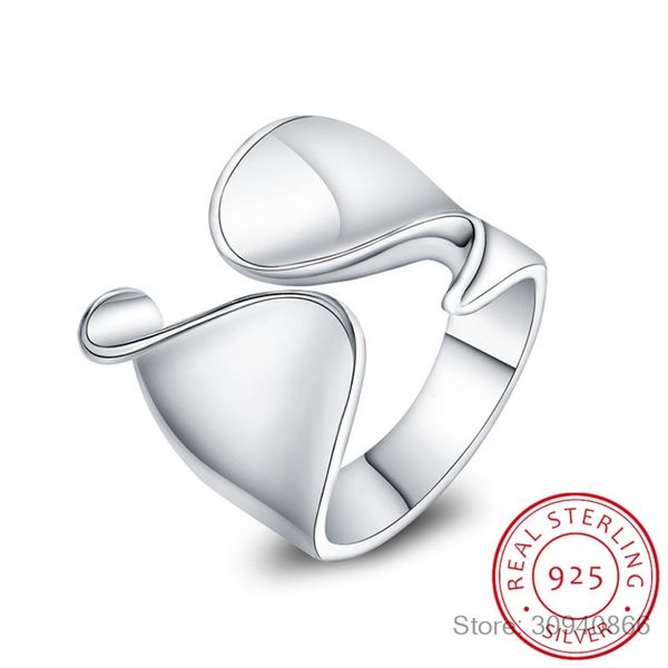 925 sterling silver unique design smooth ring for women jewelry beautiful finger open ring for party birthday gift
925 sterling silver unique design smooth ring for women jewelry beautiful finger open ring for party birthday gift