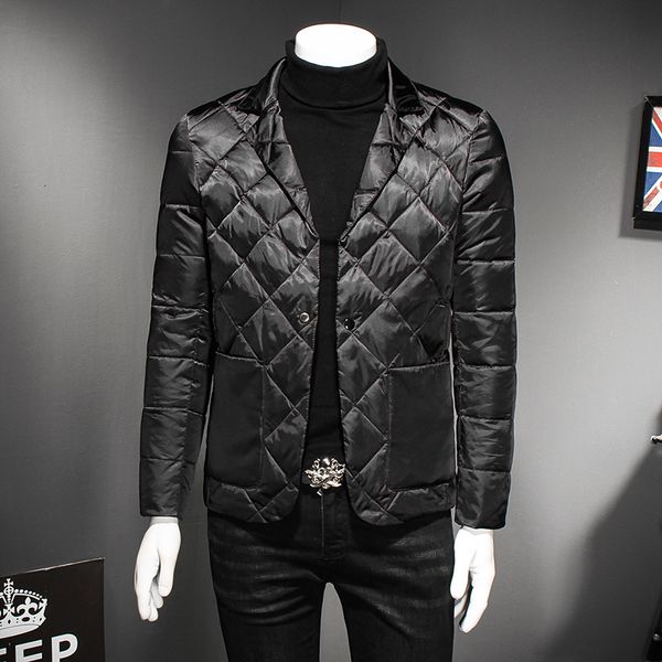 men's cotton coat 2020 new thick coat winter long section large size korean version of the tide down cotton pad winter jacket, Black
men's cotton coat 2020 new thick coat winter long section large size korean version of the tide down cotton pad winter jacket, Black