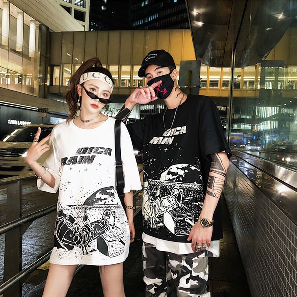 2019 dropshipping summer wandering earth print couple short sleeve shirt men and women casual harajuku t-shirt, White;black
2019 dropshipping summer wandering earth print couple short sleeve shirt men and women casual harajuku t-shirt, White;black