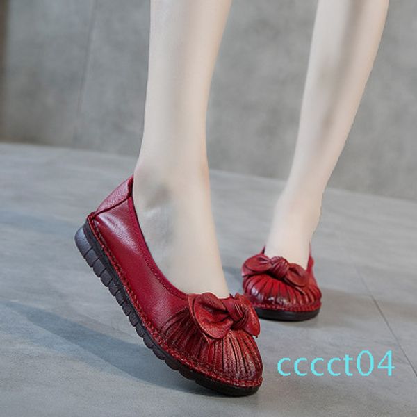 2019 loose soft bottom comfortable women flat shoes fashion large size bow genuine leather shoes mother women flats ct04, Black
2019 loose soft bottom comfortable women flat shoes fashion large size bow genuine leather shoes mother women flats ct04, Black