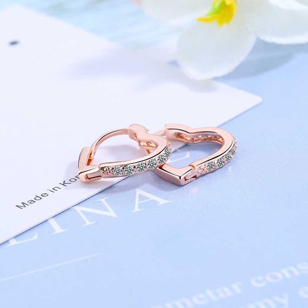 romantic rosegold heart hoop earrings cute crystal charming huggies earring for lady girls lovely ear jewelry gift, Golden;silver
romantic rosegold heart hoop earrings cute crystal charming huggies earring for lady girls lovely ear jewelry gift, Golden;silver