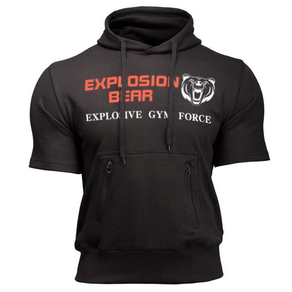 mens gyms sports hoodie sweatshirts short sleeves hoodies printing fitness bodybuilding male waistcoat shirts casual hoodies, Black
mens gyms sports hoodie sweatshirts short sleeves hoodies printing fitness bodybuilding male waistcoat shirts casual hoodies, Black
