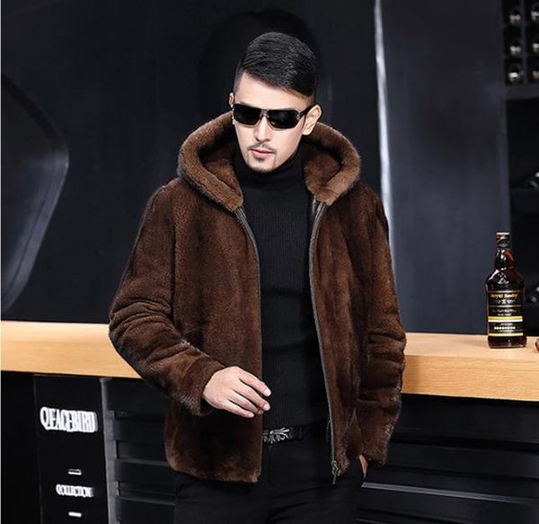 autumn faux mink jackets males short coats winter thick warm fur leather coats men slim jackets hooded fashion brown color, Black
autumn faux mink jackets males short coats winter thick warm fur leather coats men slim jackets hooded fashion brown color, Black