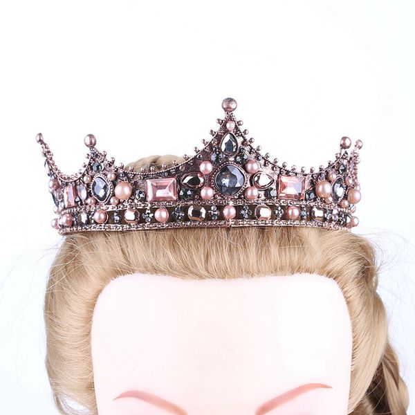 vintage bridal tiara crown bride queen king crown wedding hair jewelry accessories women pageant prom headpiece, Golden;white
vintage bridal tiara crown bride queen king crown wedding hair jewelry accessories women pageant prom headpiece, Golden;white