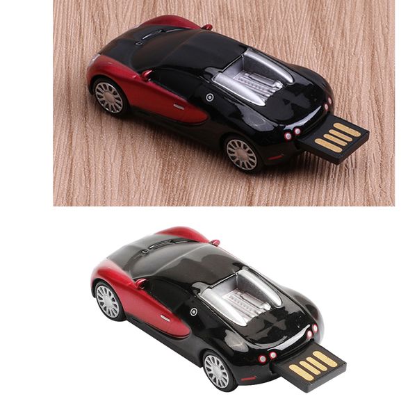 2 шт 32 гб usb флэш-накопитель темно-красный гоночный автомобиль форма thumb drive pendrive хранение данных u диск максимальная скорость чте