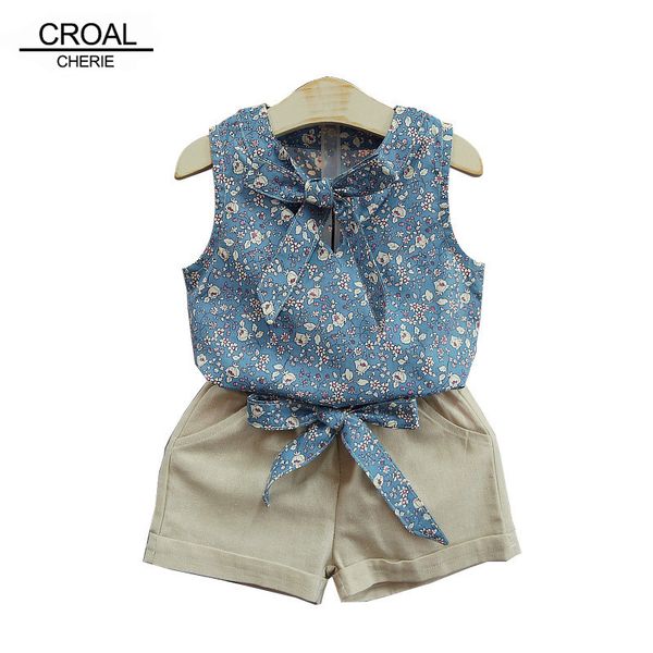 croal cherie kids girls clothing sets ruffle t-shirt + shorts for girls children's clothes sets summer clothing, White
croal cherie kids girls clothing sets ruffle t-shirt + shorts for girls children's clothes sets summer clothing, White