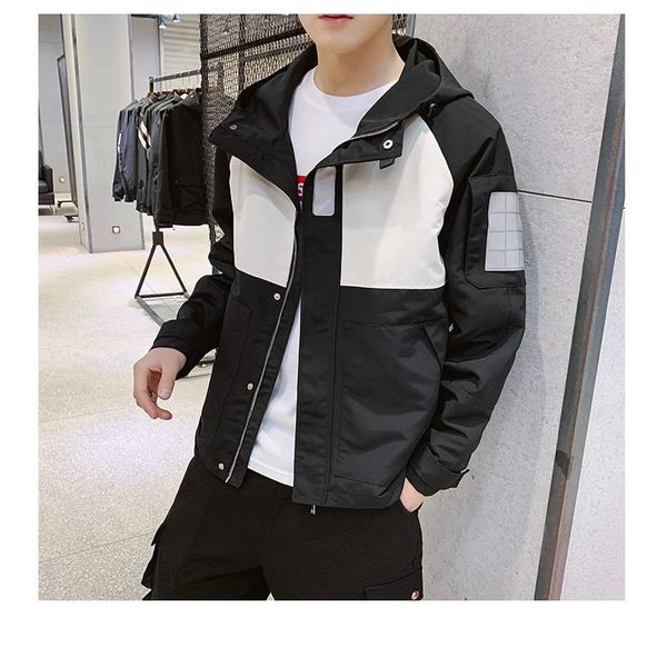 2020 mens designer 3m reflective jacket spring autumn casual loose hooded jackets coats, Black;brown
2020 mens designer 3m reflective jacket spring autumn casual loose hooded jackets coats, Black;brown