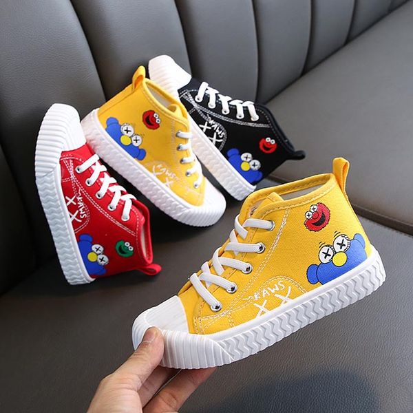 kids designer shoes kaws printed casual shoes for toddle boys and girls cartoon shoe for children canvas shoe slip on with elastic 24-30, Black;red
kids designer shoes kaws printed casual shoes for toddle boys and girls cartoon shoe for children canvas shoe slip on with elastic 24-30, Black;red