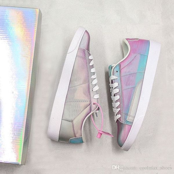 2019 fashion 5d glitter low blazers running shoes iridescence pink womens beautiful outdoor sports sneakers with silver box
2019 fashion 5d glitter low blazers running shoes iridescence pink womens beautiful outdoor sports sneakers with silver box