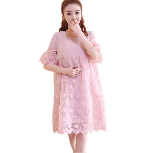 summer dress vestidos maternity dresses woman breastfeeding dress clothes pink lace plus size womens clothes pregnancy dresses, White
summer dress vestidos maternity dresses woman breastfeeding dress clothes pink lace plus size womens clothes pregnancy dresses, White