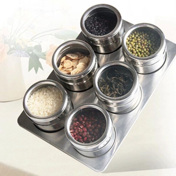 6pcs spice jar stainless steel cruet set salt pepper shakers cooking barbeque tool price
6pcs spice jar stainless steel cruet set salt pepper shakers cooking barbeque tool price