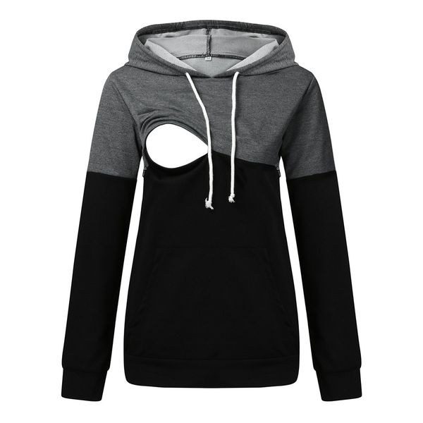 telotuny women's maternity nursing breastfeeding hoodies sweatshirts pregnant long sleeve hooded solid blouse clothes zo31, White
telotuny women's maternity nursing breastfeeding hoodies sweatshirts pregnant long sleeve hooded solid blouse clothes zo31, White