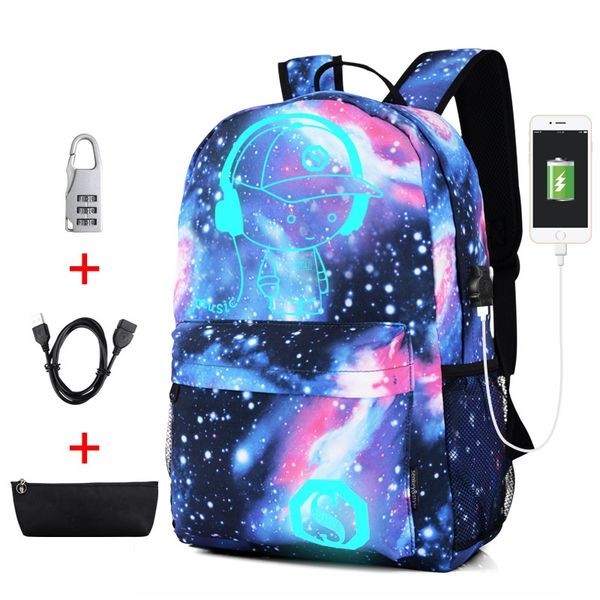 men backpack student school backpack anime luminous usb charge computer lapfor teenager anti-theft boys school bag
men backpack student school backpack anime luminous usb charge computer lapfor teenager anti-theft boys school bag