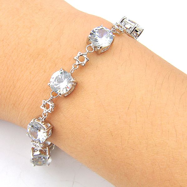 luckyshine 5 pcs women fashion 925 silver round white z bracelets popular new 2019 zircon wedding bracelets jewelry, Golden;silver
luckyshine 5 pcs women fashion 925 silver round white z bracelets popular new 2019 zircon wedding bracelets jewelry, Golden;silver