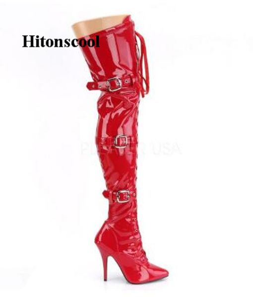 women black /red patent leather crotch boots pointed toe ladies high heels runway trendy shoes woman over the knee boots
women black /red patent leather crotch boots pointed toe ladies high heels runway trendy shoes woman over the knee boots
