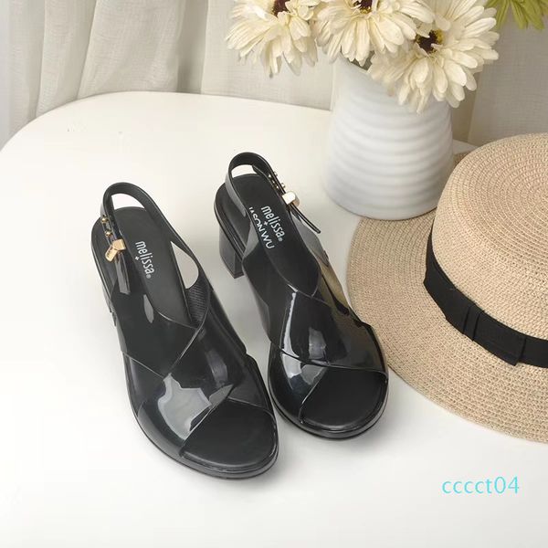 melissa sandals 2020 women jelly shoes women sandals summer fashion peep toe casual slippers thick heel shoes ct04, Black
melissa sandals 2020 women jelly shoes women sandals summer fashion peep toe casual slippers thick heel shoes ct04, Black