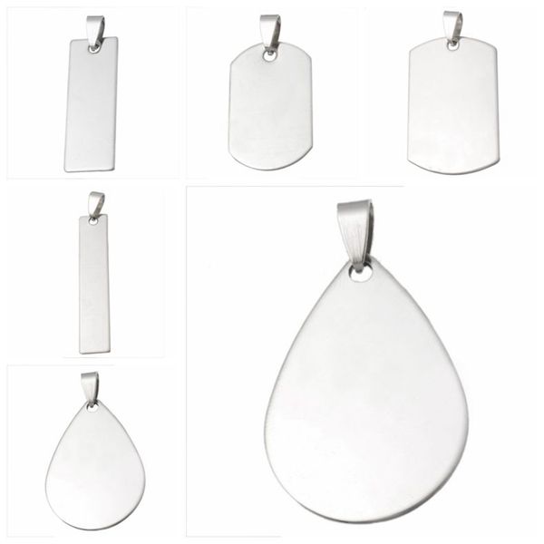 lasperal multi shape stainless steel pendant lettering charms stamping blanks dog tag necklaces pendants diy findings 10pcs, Silver
lasperal multi shape stainless steel pendant lettering charms stamping blanks dog tag necklaces pendants diy findings 10pcs, Silver