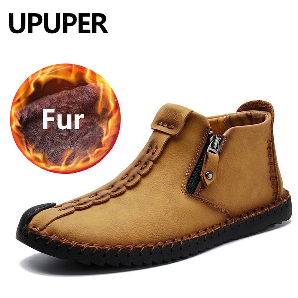 2019 winter shoes men warm casual leather fashion flat boots men comfortable lace-up winter shoes male hiking boots 48, Black
2019 winter shoes men warm casual leather fashion flat boots men comfortable lace-up winter shoes male hiking boots 48, Black