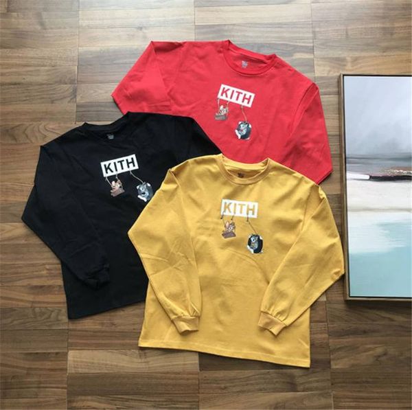 Kith Tom Jerry Designer Tshirts Printed Breathable Long Sleeve Teenager Tees Casual Womens Clothing
Kith Tom Jerry Designer Tshirts Printed Breathable Long Sleeve Teenager Tees Casual Womens Clothing