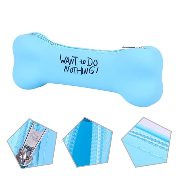 candy-colored bone silicone pencil bag 21*8cm stationery students pencil bags bag supplies zipper storage stationery school o5f1
candy-colored bone silicone pencil bag 21*8cm stationery students pencil bags bag supplies zipper storage stationery school o5f1