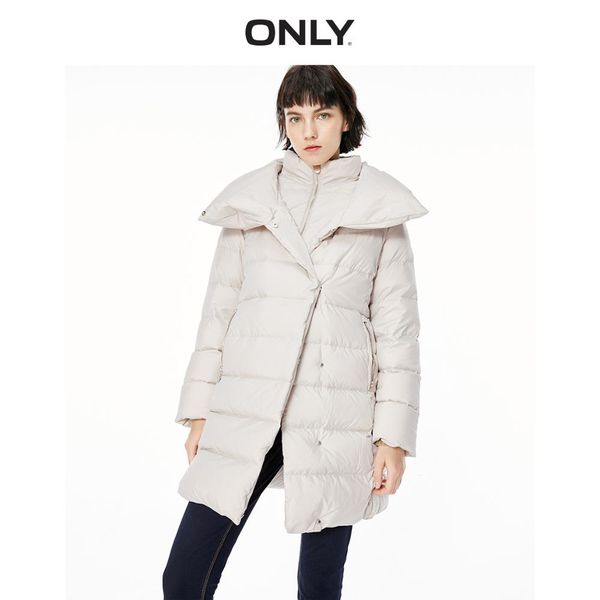 only winter women's a-lined lapel down jacket | 119312507, Black 
only winter women's a-lined lapel down jacket | 119312507, Black