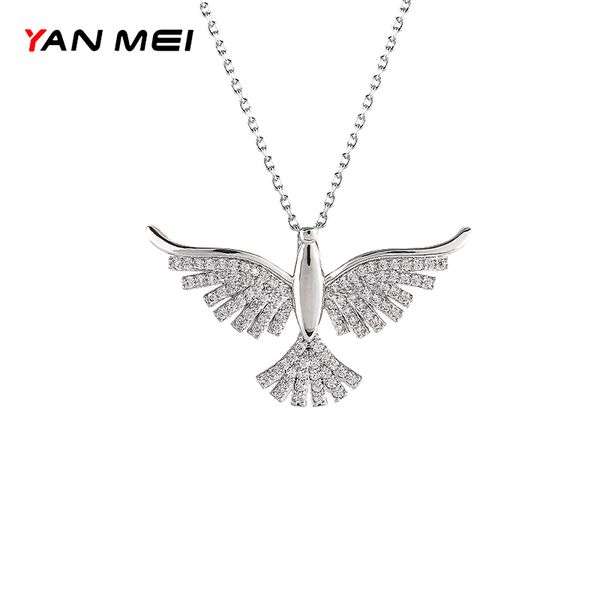 yanmei phoenix necklace new zircon pendant necklace female jewelry personality fashion, Silver
yanmei phoenix necklace new zircon pendant necklace female jewelry personality fashion, Silver
