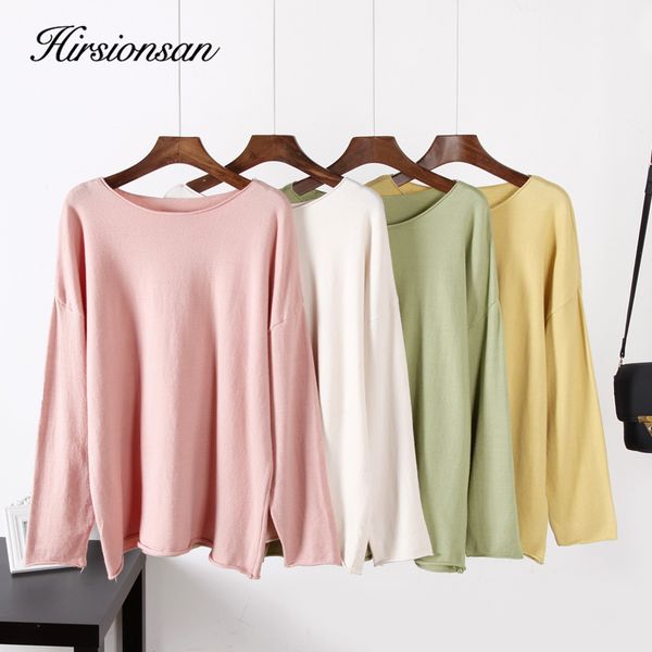 hirsionsan sweater women 2019 winter autumn knitted street wear korean casual o neck candy color crimping oversized pullovers, White;black
hirsionsan sweater women 2019 winter autumn knitted street wear korean casual o neck candy color crimping oversized pullovers, White;black