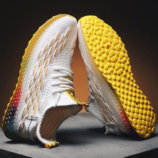 causal shoes for mens white rainbow knit comfortable shoes fly outdoor jogging walking sneakers sports shoes, Black
causal shoes for mens white rainbow knit comfortable shoes fly outdoor jogging walking sneakers sports shoes, Black