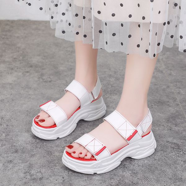 white sport wedge sandals women open toe hollow out platform sandals women summer shoes outdoor platform beach shoes 2020, Black
white sport wedge sandals women open toe hollow out platform sandals women summer shoes outdoor platform beach shoes 2020, Black